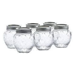 Kilner 13.5oz Fruit Jars (Set Of 6) | Strawberry Jars