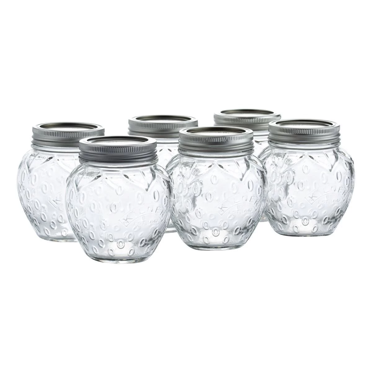 Kilner 13.5oz Fruit Jars (Set Of 6) | Strawberry Jars