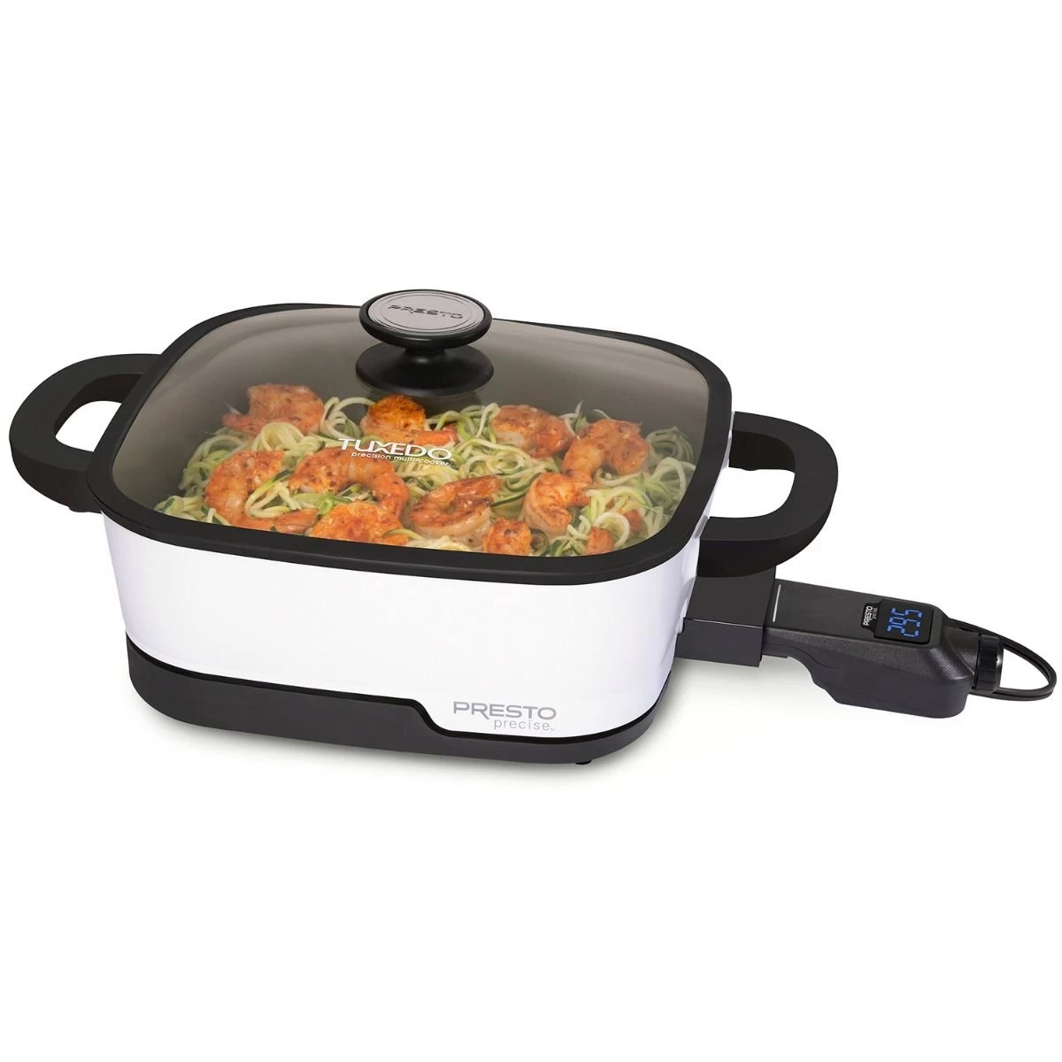 Presto® 12" Precise Tuxedo Digital Precision Skillet Multi Cooker - Image 2
