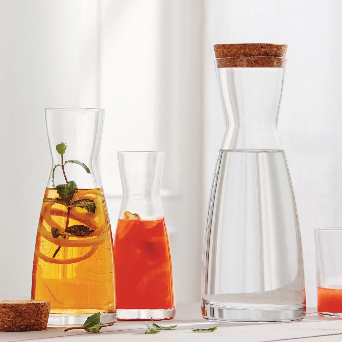 Bormioli Rocco 1L Ypsilon Cork Top Carafe - Image 2