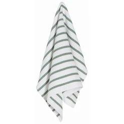 Now Designs By Danica Basketweave Dishtowel | Elm Green