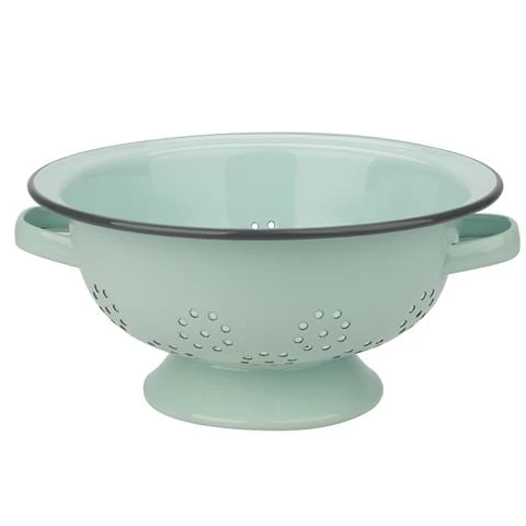Falcon - Enamel Colander Pastel Blue