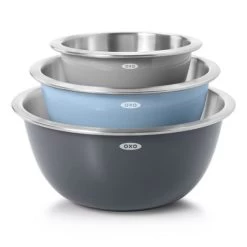 OXO - Insulated Mixing Bowl Set Stainless Steel 3pce