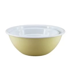 Falcon - Enamel Mixing Bowl Deluxe Yellow & White Set 3pce