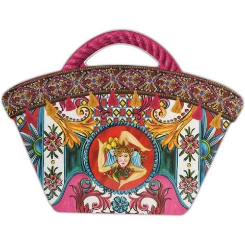 Baci Milano - Joke Sicily Fuchsia Coffa Cutting Board Large