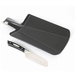 Scanpan & Joseph Joseph - Cutting Board W/Knife Combo Black 2pce