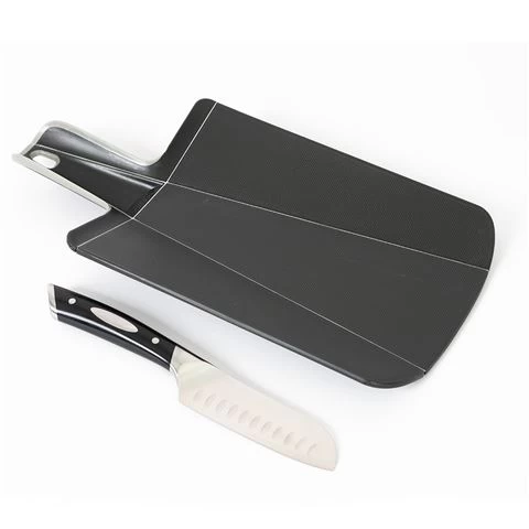 Scanpan & Joseph Joseph - Cutting Board W/Knife Combo Black 2pce