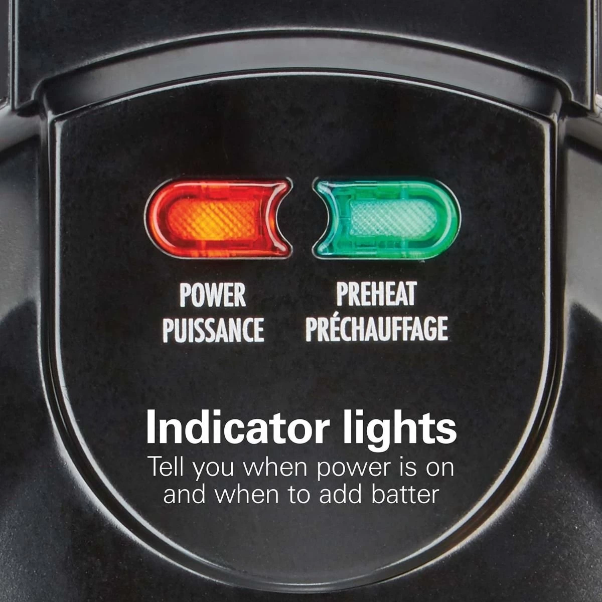 Hamilton Beach 7" Round Belgian Waffle Maker - Image 4