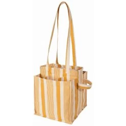 Now Designs By Danica Shopping Tote | Ochre Stripe