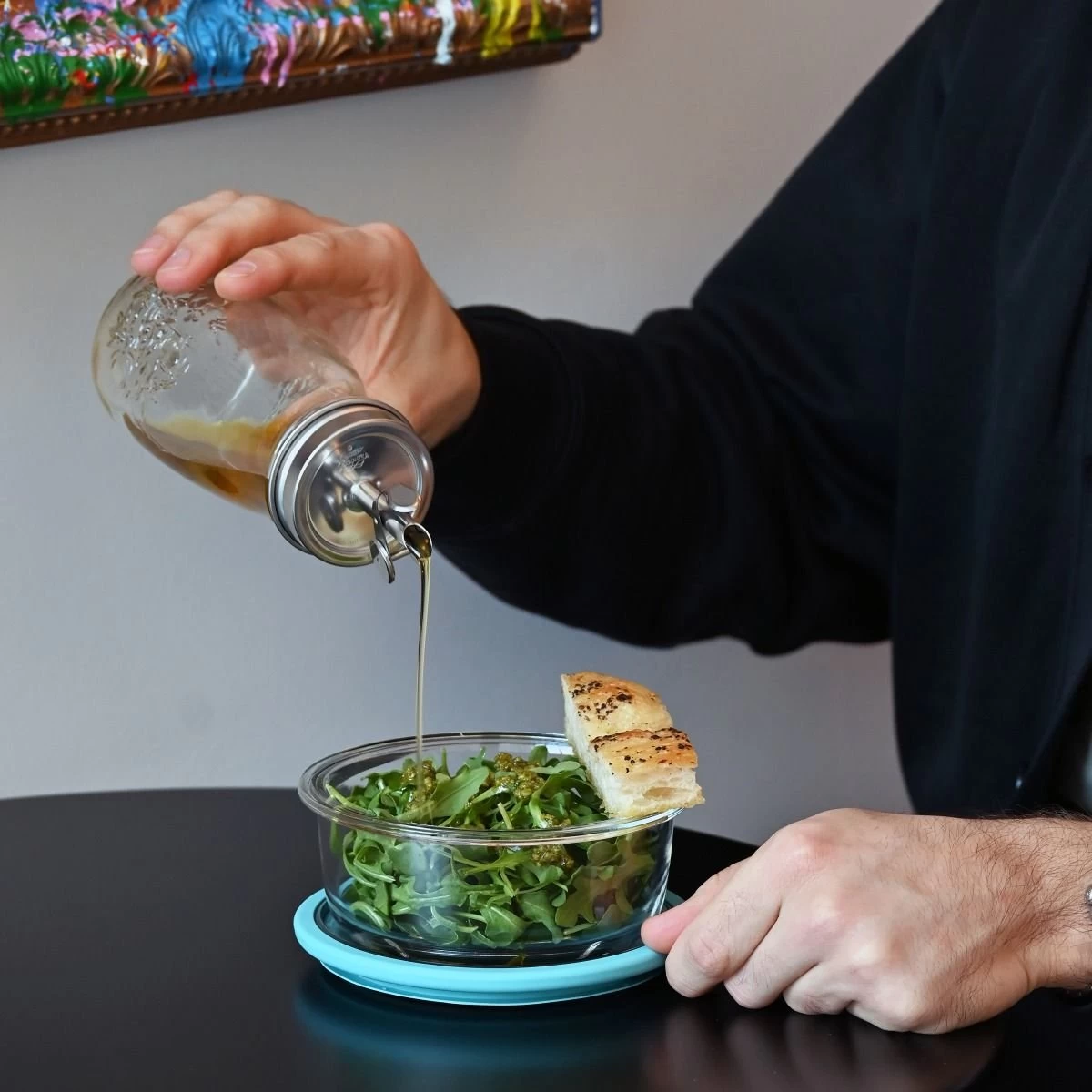 Bormioli Rocco 13.5oz Quattro Stagioni Oil Bottle - Image 7