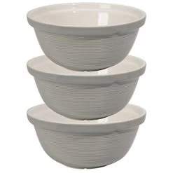 Mason Cash - William Mason Mixing Bowl Grey 29cm/4L Set 3pce