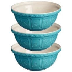 Mason Cash - Mixing Bowl Turquoise 29cm Set 3pc