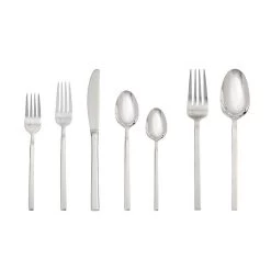 Fortessa Theo Stainless Steel 42 Piece Flatware Set
