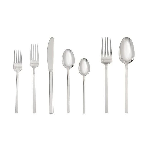 Fortessa Theo Stainless Steel 42 Piece Flatware Set