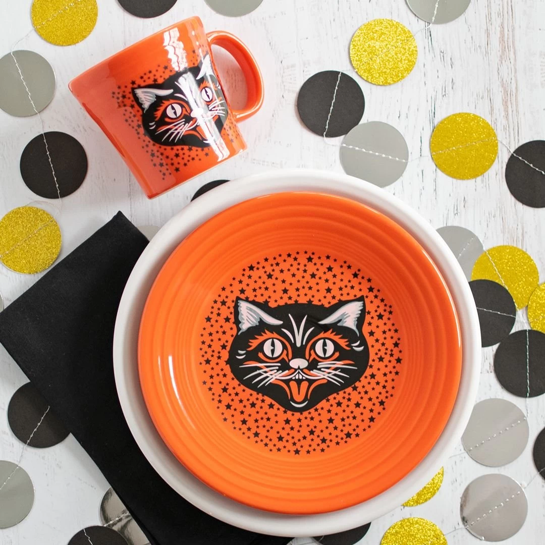 Fiesta® 15oz Tapered Mug | Black Cat - Image 2