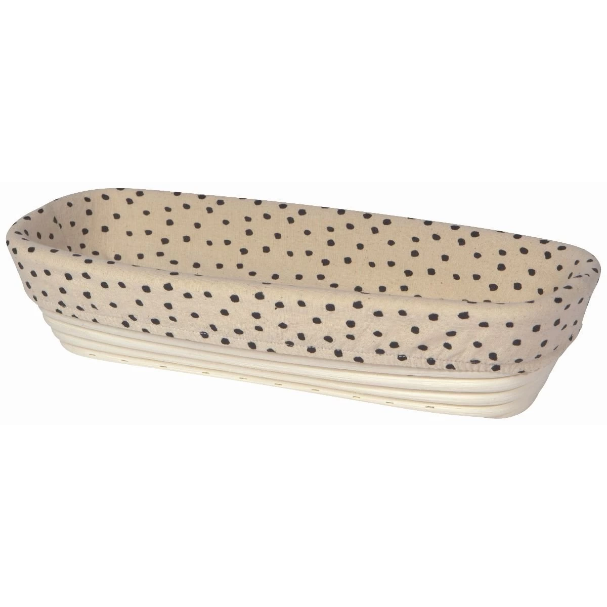 Now Designs By Danica Banneton Bread Proofing Liners | 13" X 5.5" Dot Rectangular