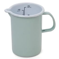 Falcon - Enamel Measuring Jug Pastel Blue 1L