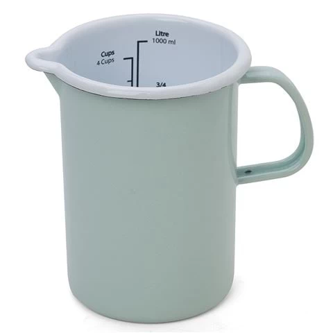 Falcon - Enamel Measuring Jug Pastel Blue 1L