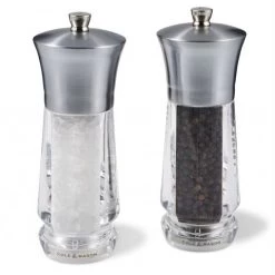 Cole & Mason - Exford Nickel Salt & Pepper Mill Set 2pce
