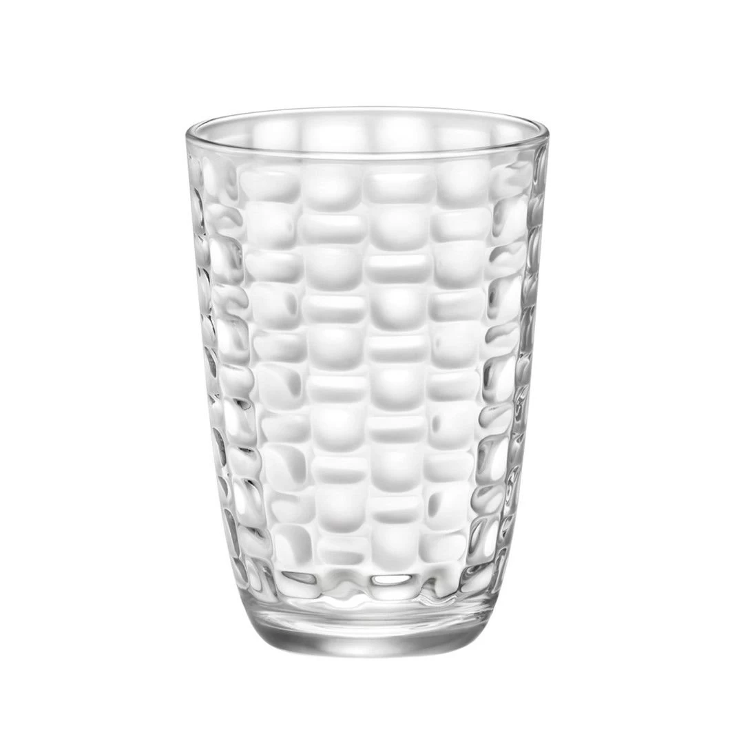 Bormioli Rocco 13.25oz Mat Long Drink Glass | Set Of 6