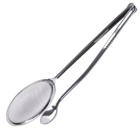 Cuisena - Stainless Steel 2-In-One Frying Tongs And Strainer