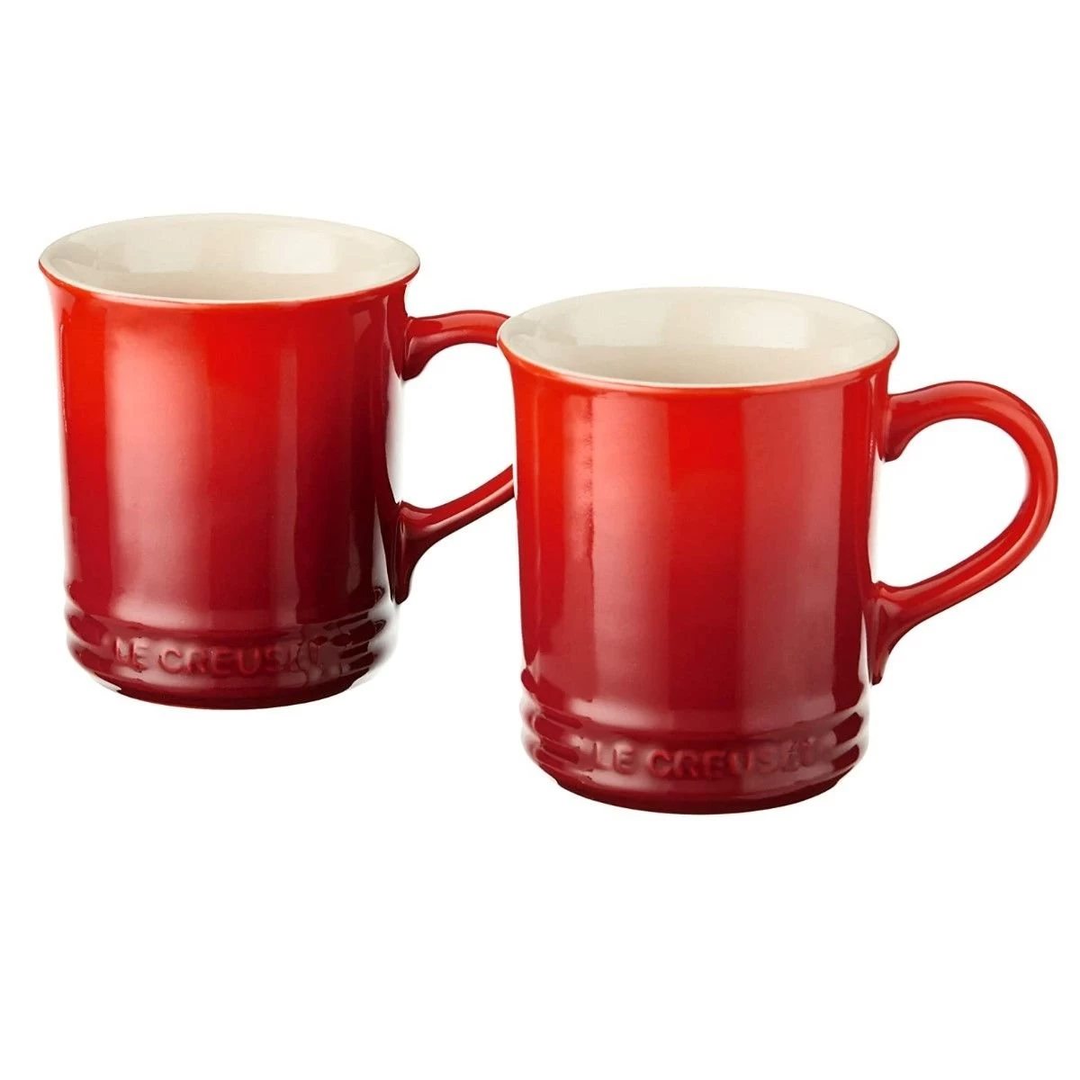 Le Creuset 1.25 Qt. Demi Kettle Tea Pot + 2 - 14oz Mugs Set | Cerise/Cherry Red - Image 4
