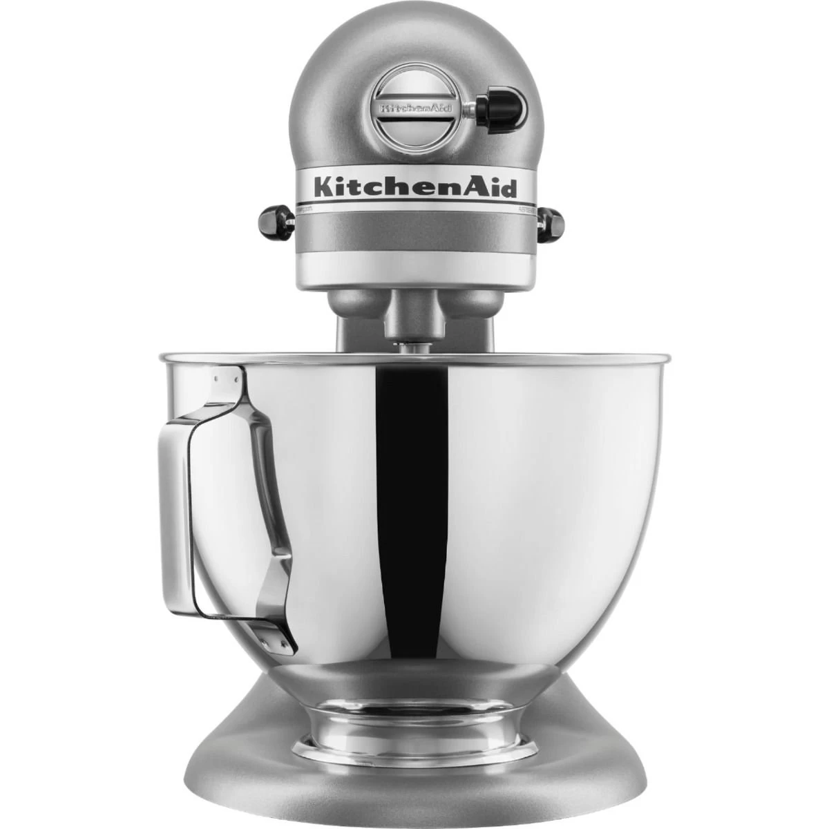 KitchenAid Deluxe 4.5 Quart Tilt-Head Stand Mixer | Silver - Image 2