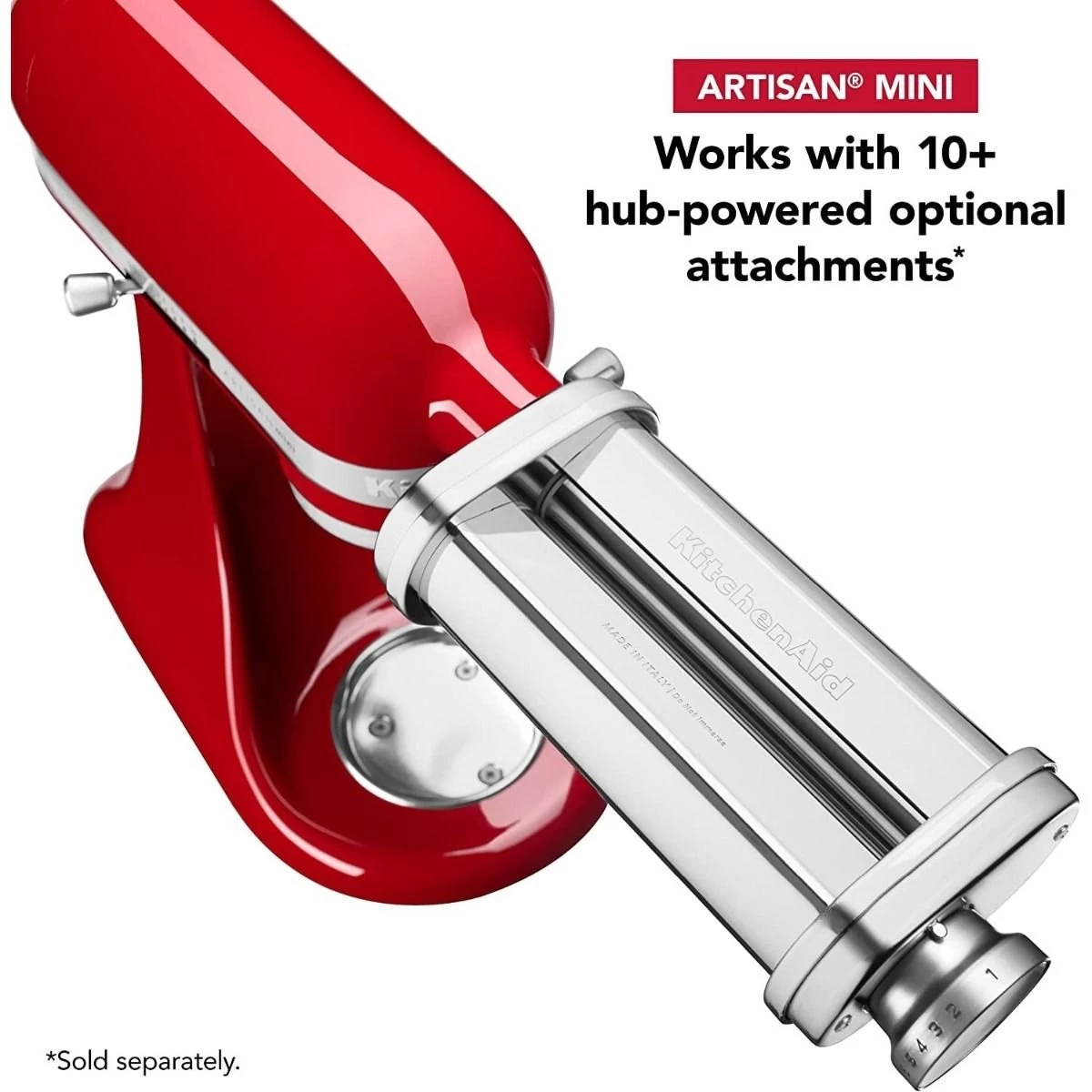 KitchenAid 3.5-Quart Artisan Mini Plus Tilt-Head Stand Mixer | Empire Red - Image 5