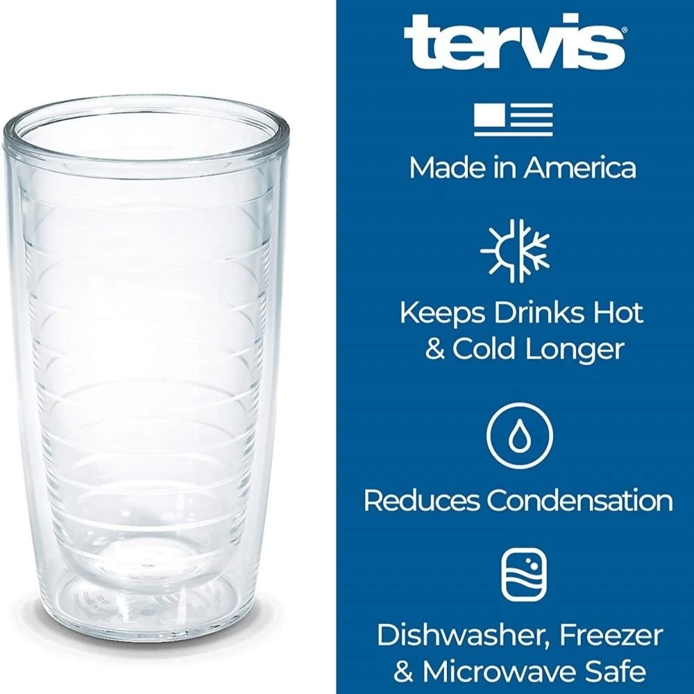 TervisĀ® 16oz Double-Walled Insulated Tumblers With Lids | Island Hibiscus - 4-pack - Image 2