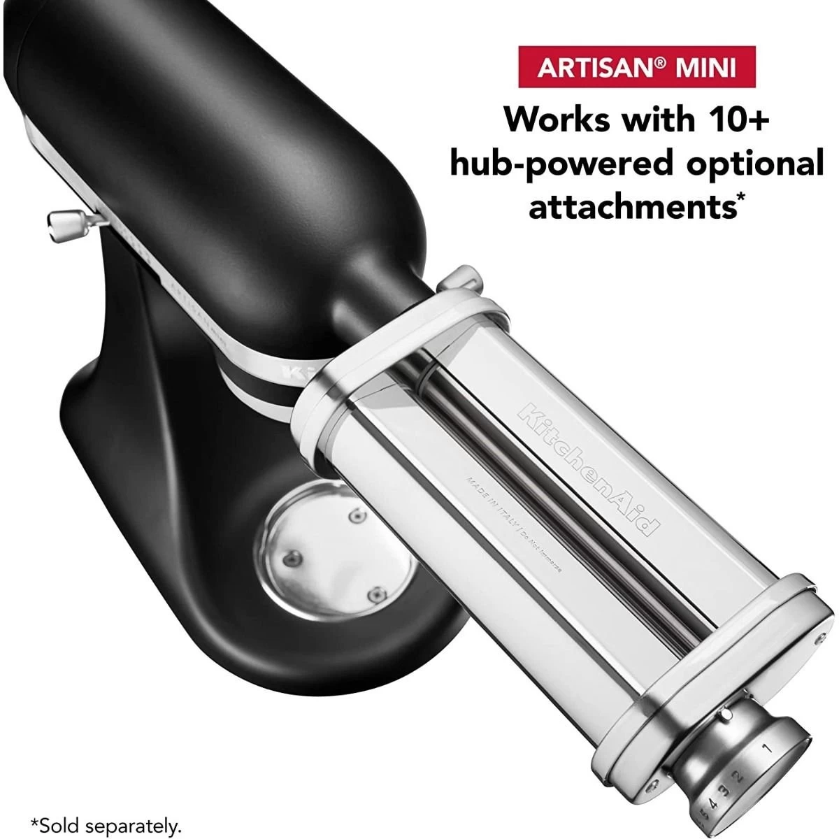 KitchenAid 3.5-Quart Artisan Mini Plus Tilt-Head Stand Mixer | Cast Iron Black - Image 5