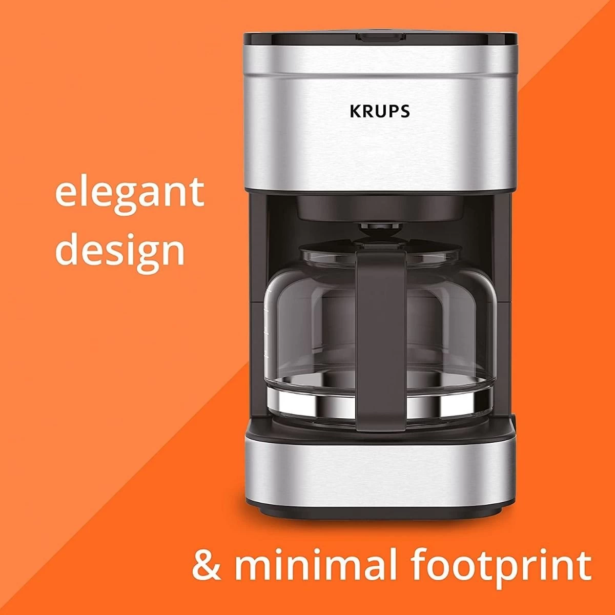 Krups Simply Brew 5-Cup Drip Coffee Maker | Stainless Steel - Image 6