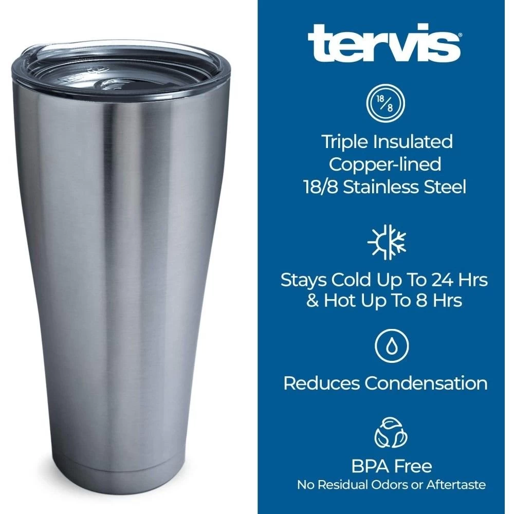 Tervis® 30oz Triple-Walled Insulated Stainless Steel Tumbler With Lid | Fiesta® Floral Bouquet - Image 3