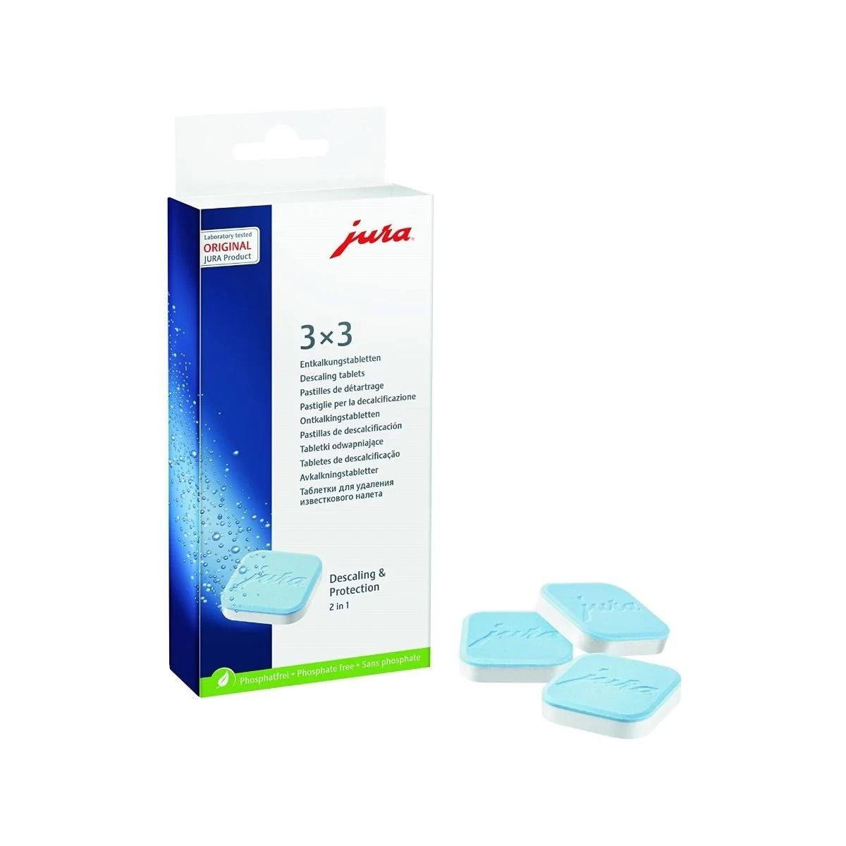 Jura Automatic Coffee/Espresso Center Descaling Tablets (Pack Of 9)