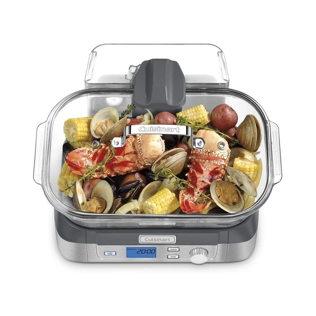 Cuisinart CookFreshâ„¢ Digital Glass Steamer | Stainless Steel - Image 2