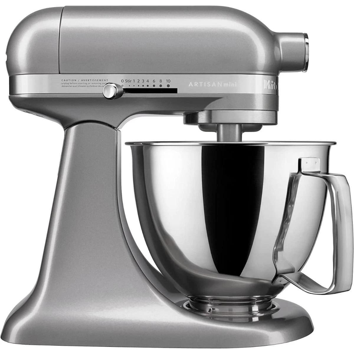 KitchenAid 3.5-Quart Artisan Mini Plus Tilt-Head Stand Mixer | Contour Silver