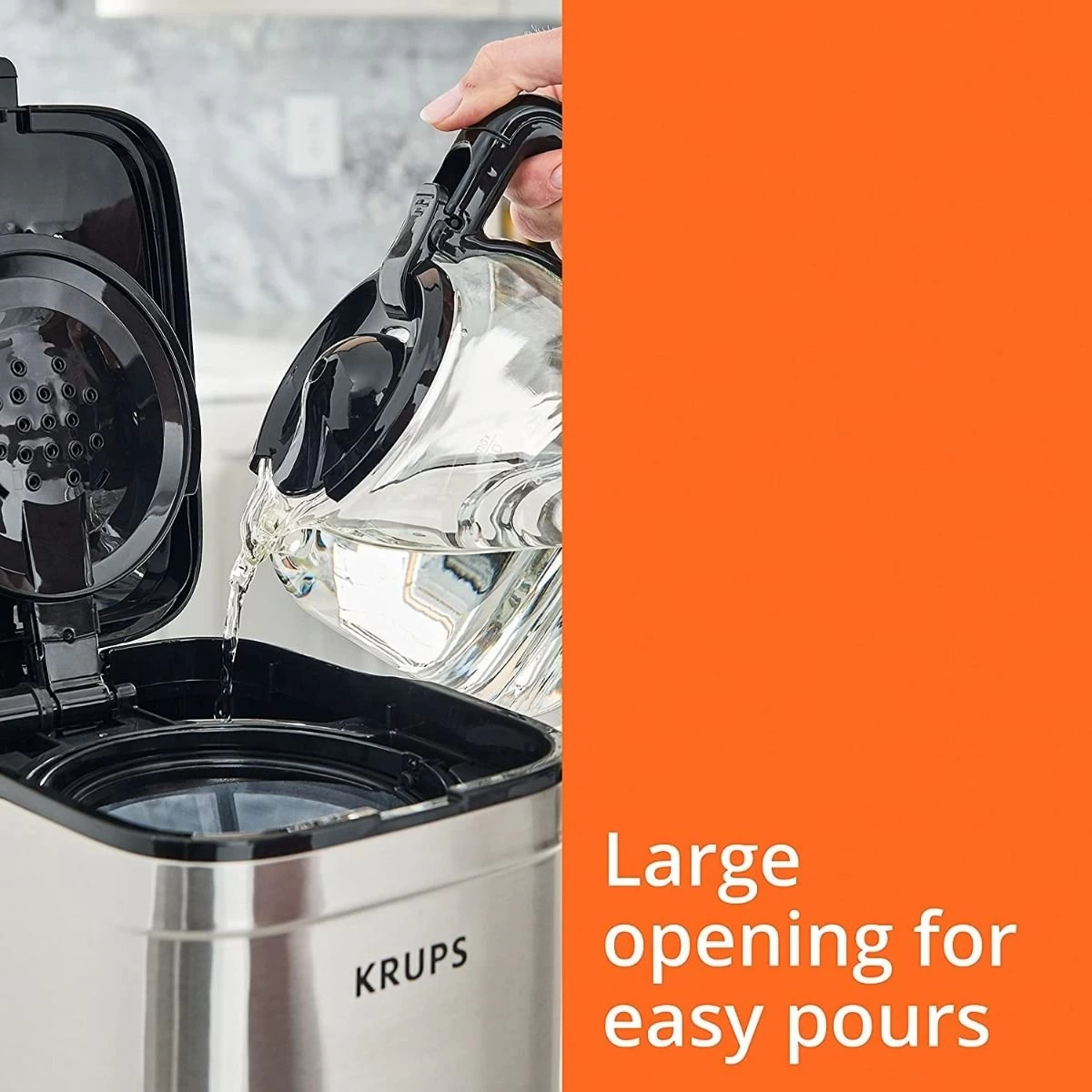 Krups Simply Brew 5-Cup Drip Coffee Maker | Stainless Steel - Image 5