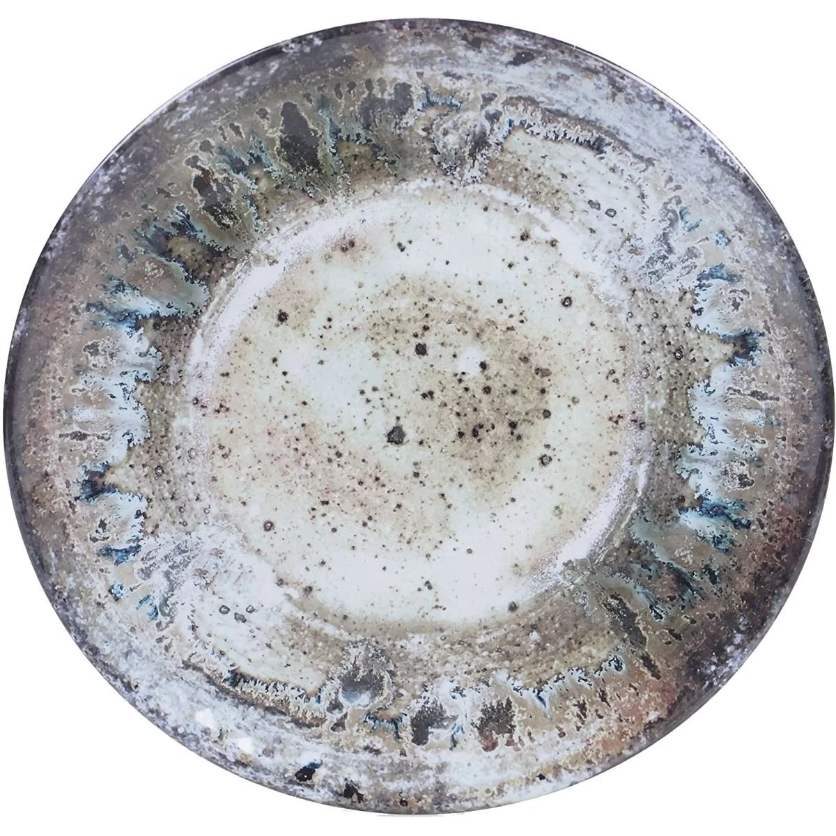 Certified International 14" Melamine Round Platter | Radiance Cream