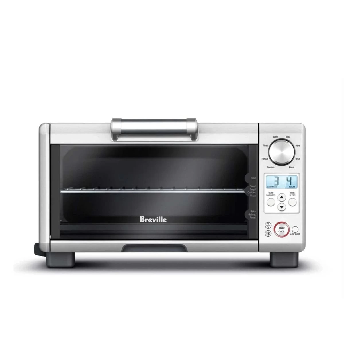 Breville The Mini Smart Oven With Element IQ Countertop Toaster Oven | Brushed Stainless Steel
