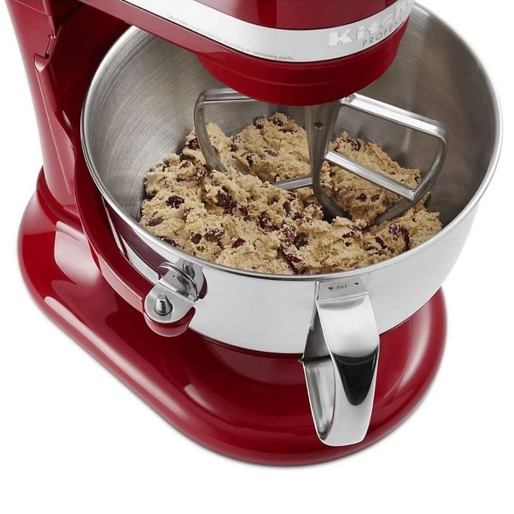 KitchenAid 6-Quart Stainless Steel Bowl W/Handle + Pouring Shield | Fits 6-Quart KitchenAid Bowl-Lift Stand Mixers - Image 4