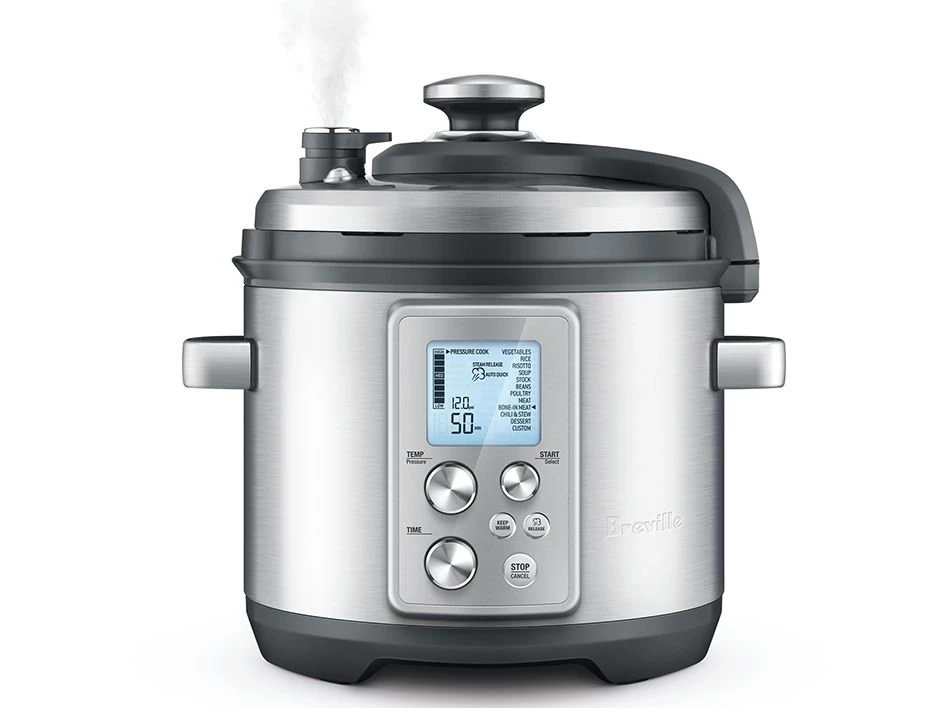 Breville The Fast Slow Pro 6 Qt. Slow Cooker | Brushed Stainless Steel