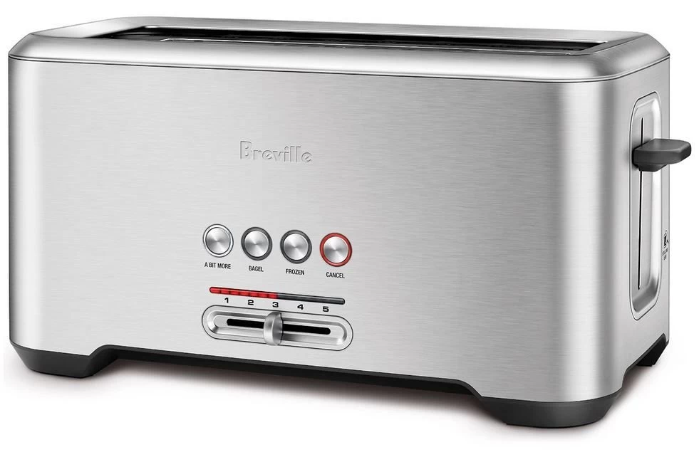 Breville The A Bit More 4-Slice Toaster | Brushed Stainless Steel - Image 2