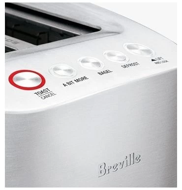 Breville Die-Cast 2-Slice Smart Toaster | Brushed Stainless Steel - Image 3
