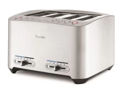 Breville Die-Cast 4-Slice Smart Toaster | Brushed Stainless Steel