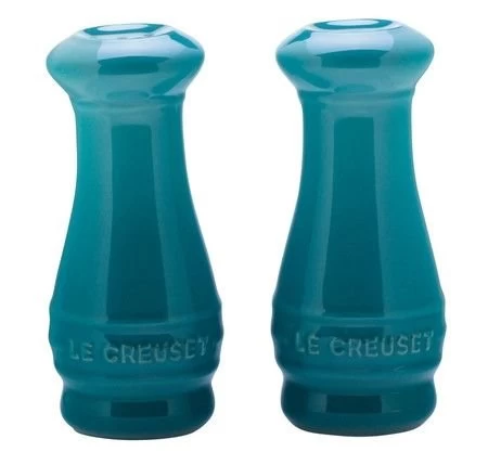 Le Creuset 2-Piece Salt & Pepper Shakers | Caribbean Blue