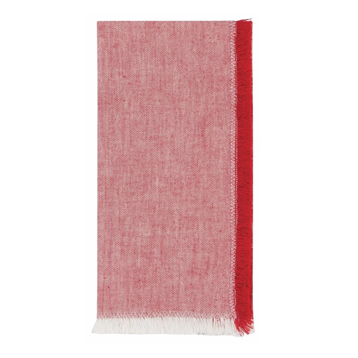 Danica Heirloom 18" Chambray Napkins (Set Of 4) | Chili - Image 4