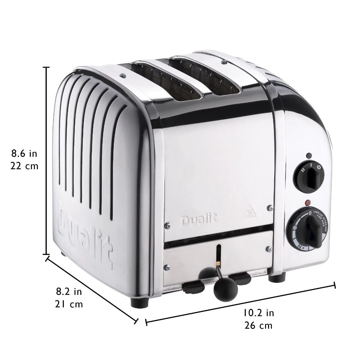 Dualit NewGen Classic 2-Slice Toaster | Chrome - Image 3