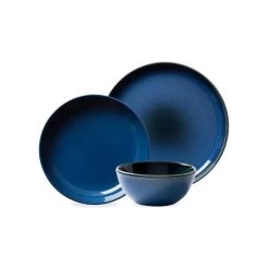 Corelle Stoneware 3-Piece Bistro Set | Navy