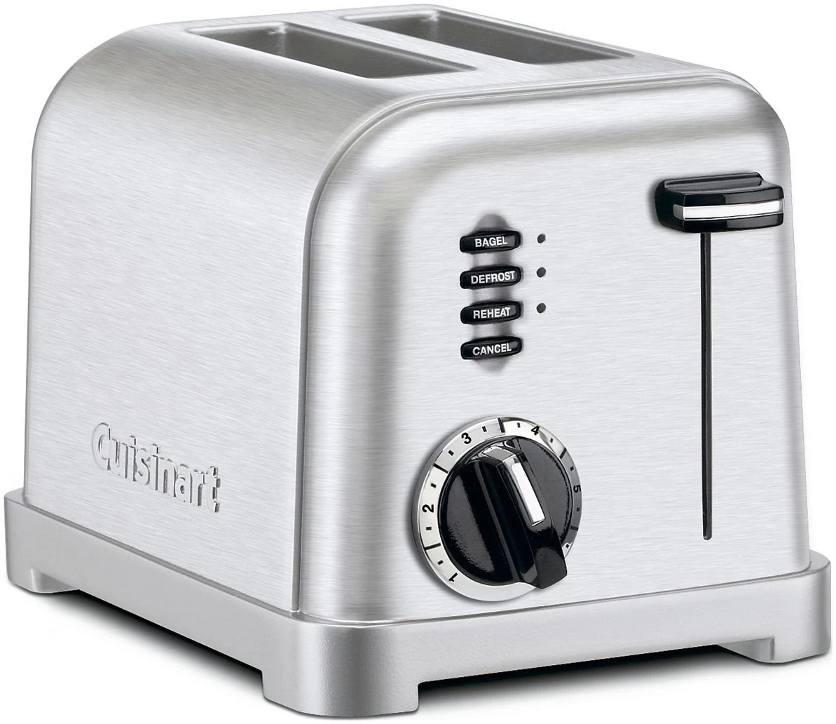 Cuisinart 2 Slice Classic Metal Toaster | Stainless Steel
