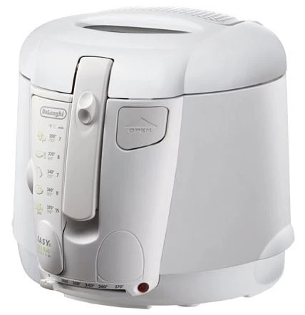 DeLonghi De'Longhi Deep Fryer - Cool Touch Deep Fryer 2.2 Lb Oil Drain - White