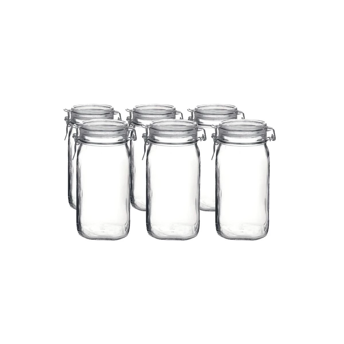 Bormioli Rocco 1.5L Swing Top Fido Canning Jars | 6-pack